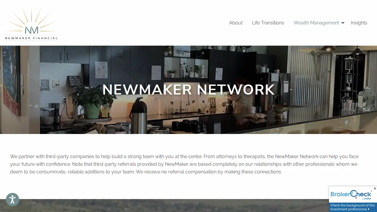 NewMaker Financial- Charlene Laney CFP®, CDFA™ page
