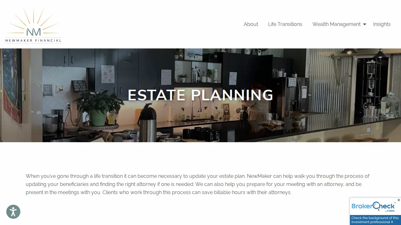 NewMaker Financial- Charlene Laney CFP®, CDFA™ page