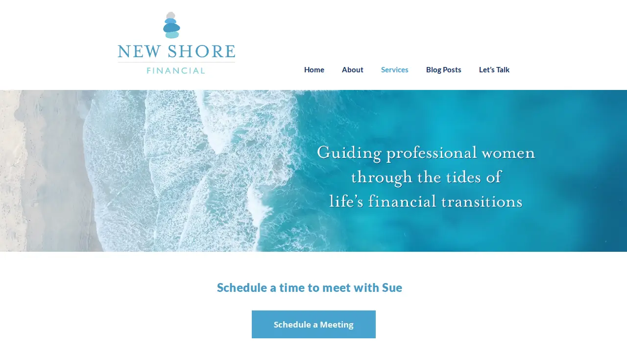 New Shore Financial, LLC page