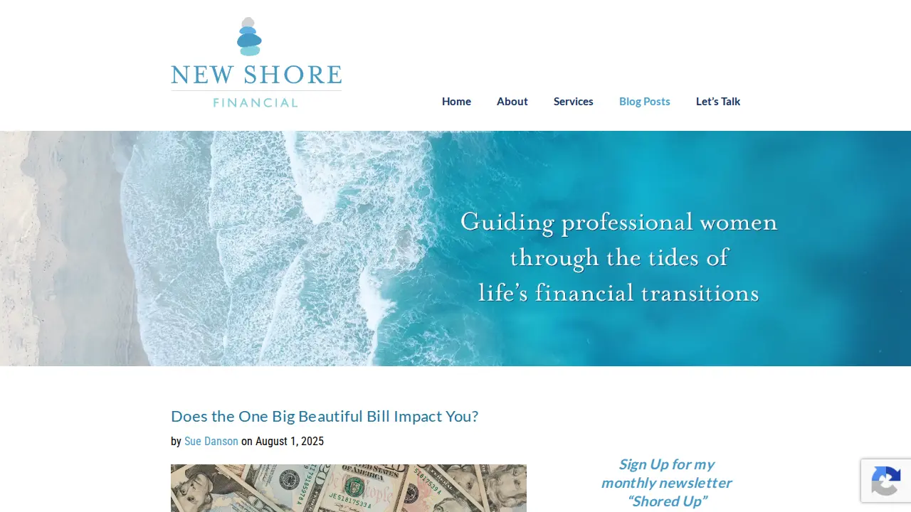 New Shore Financial, LLC page