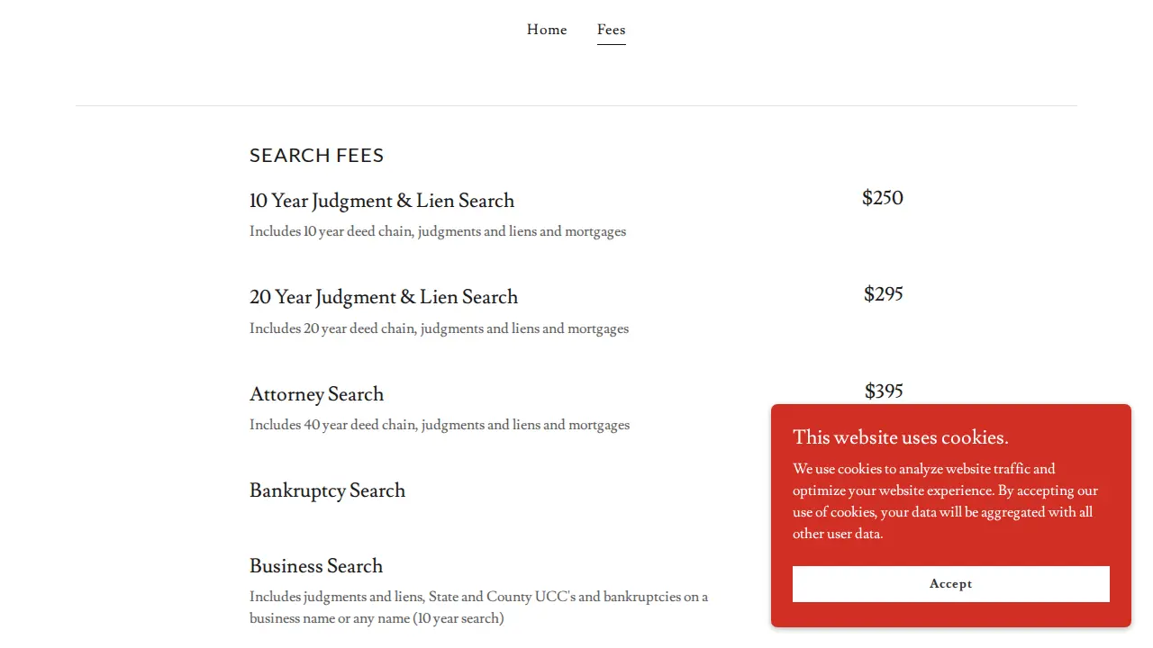 New Way Abstract Corporation page