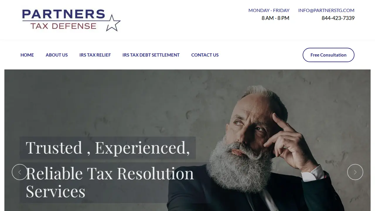 Partners Tax page