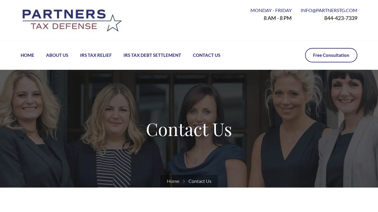 Partners Tax page