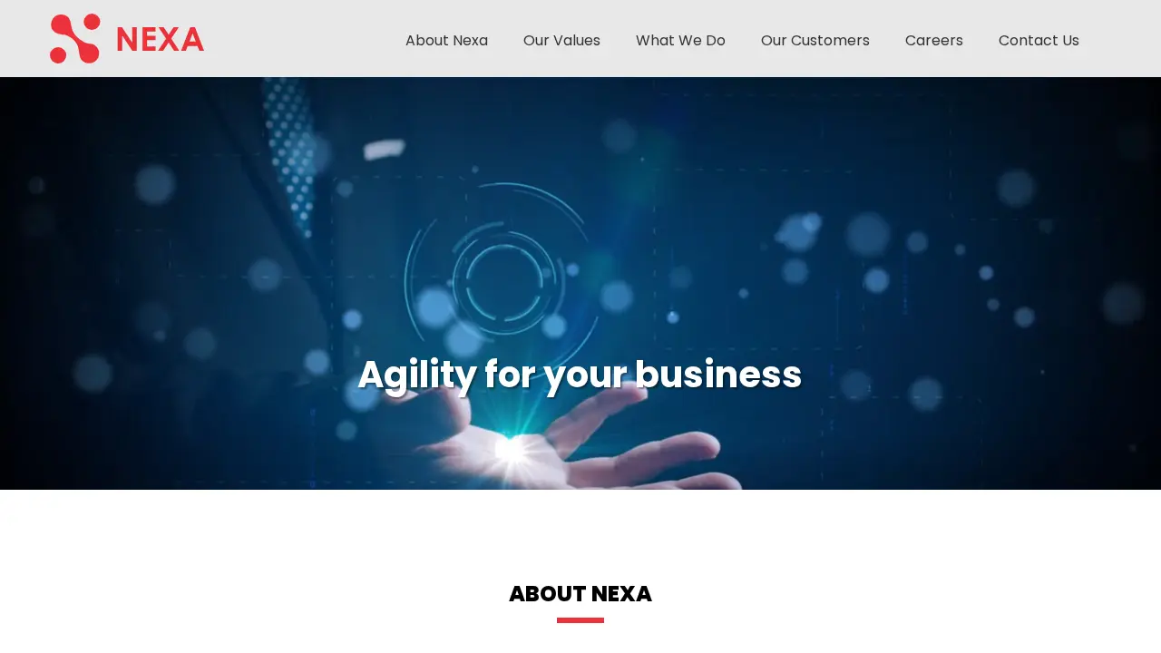 Nexa Systems Inc. website