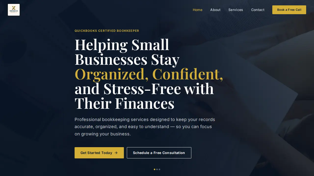 NexaVia Strategies website