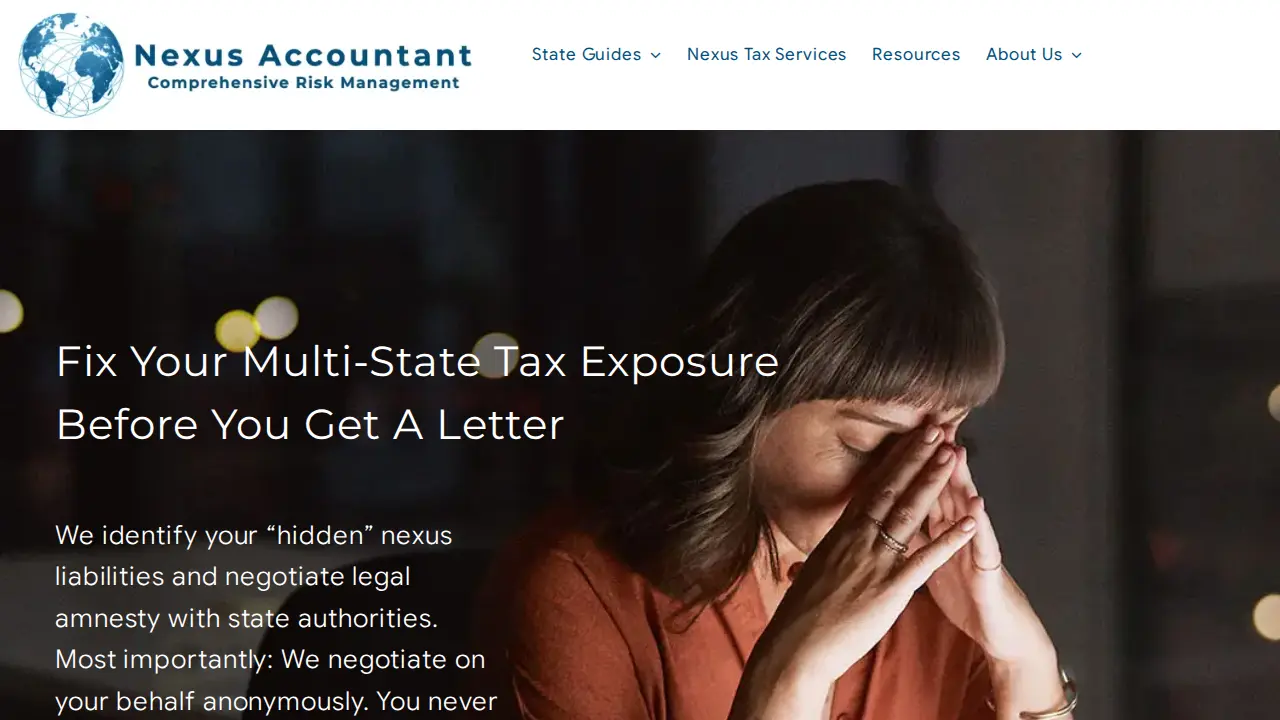 Nexus Accountant page