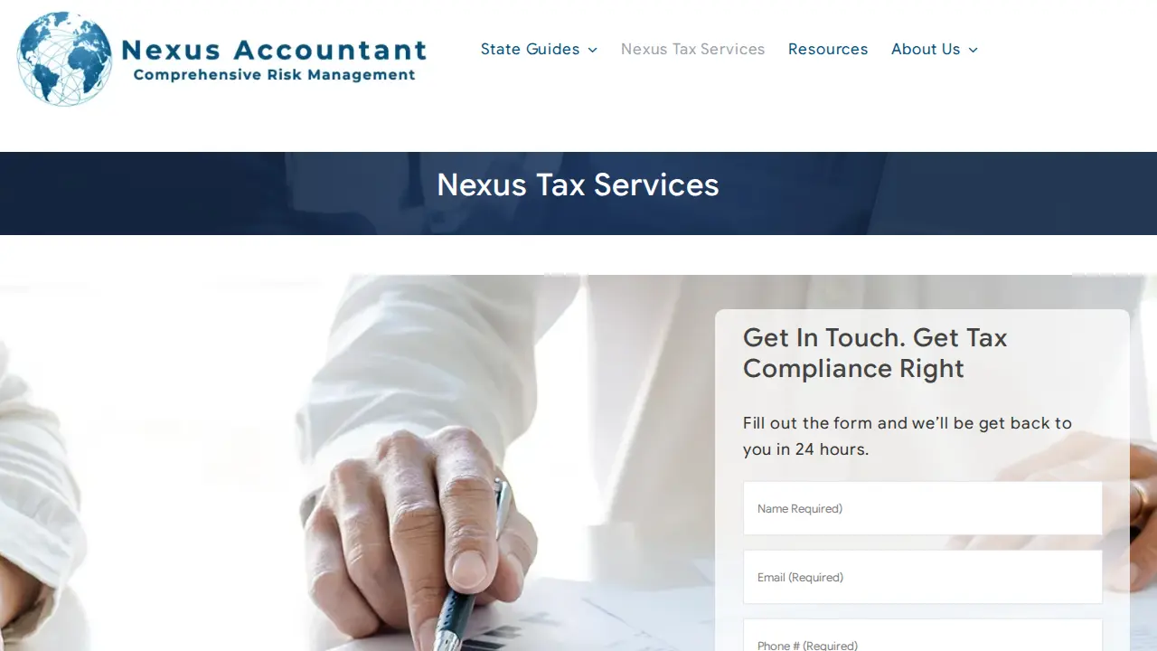 Nexus Accountant page