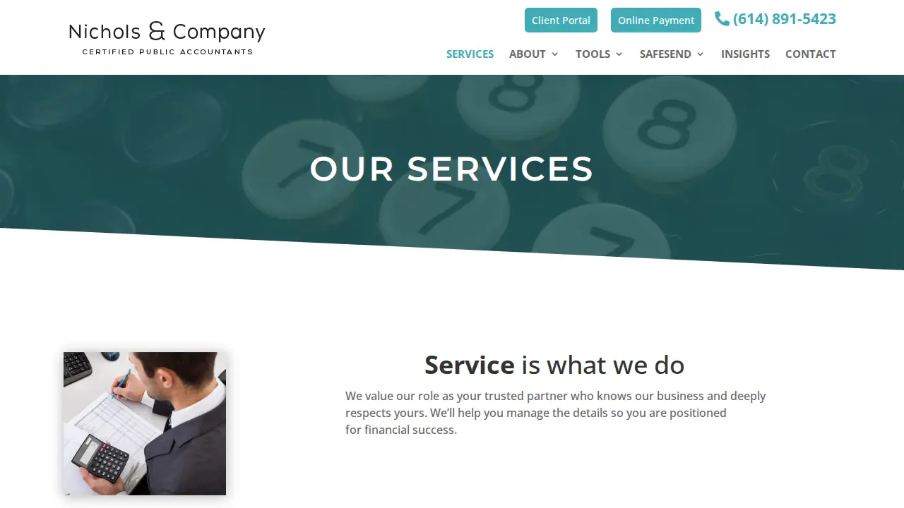 Nichols & Company, CPAs page