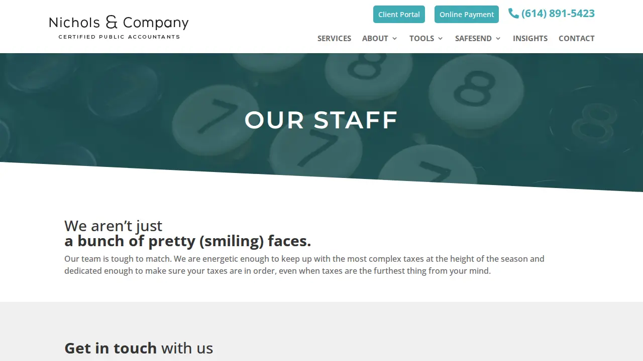 Nichols & Company, CPAs page