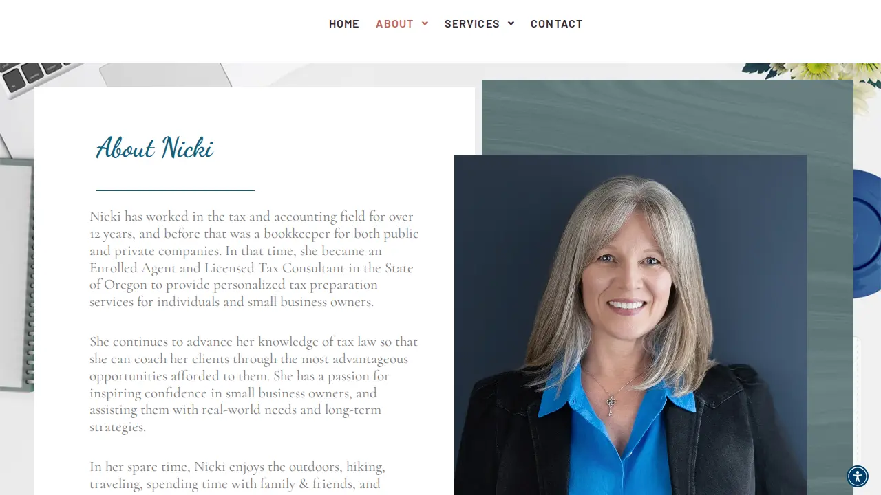 Nicki Rind Consulting page