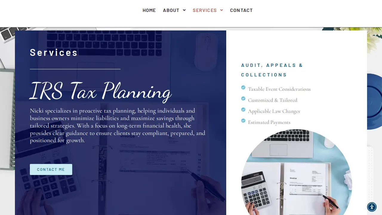 Nicki Rind Consulting page