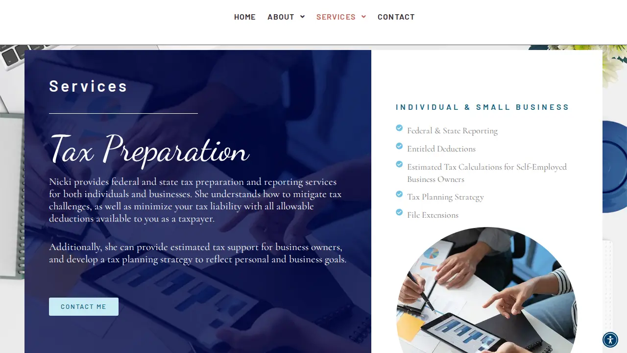 Nicki Rind Consulting page