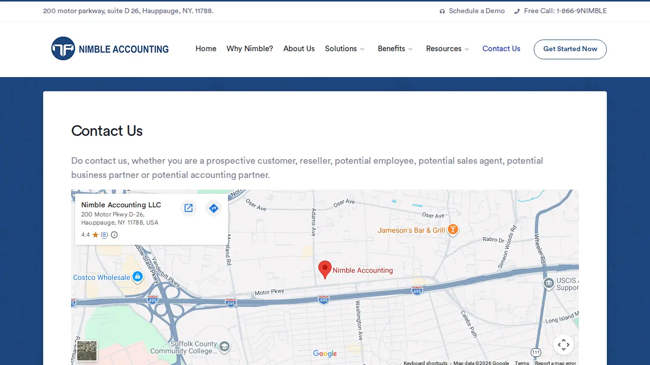 Nimble Accounting LLC page