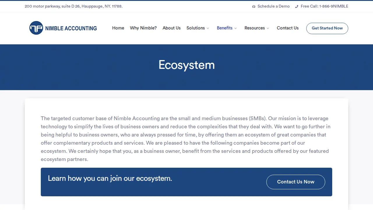 Nimble Accounting LLC page
