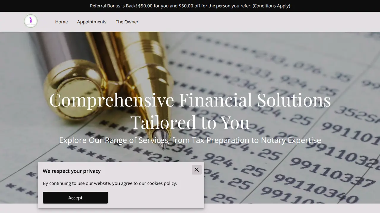 NLC Financial page
