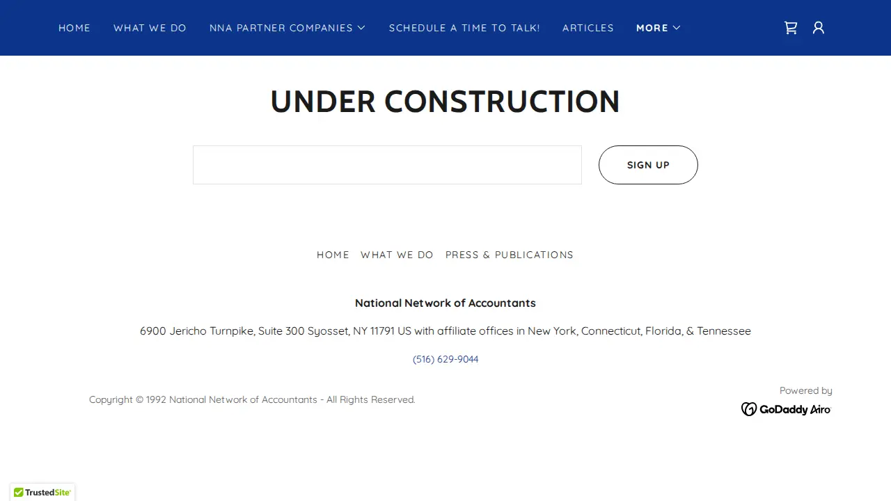National Network of Accountants page