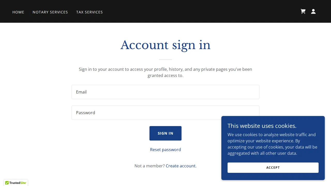 Noble Returns & Tax Solutions page