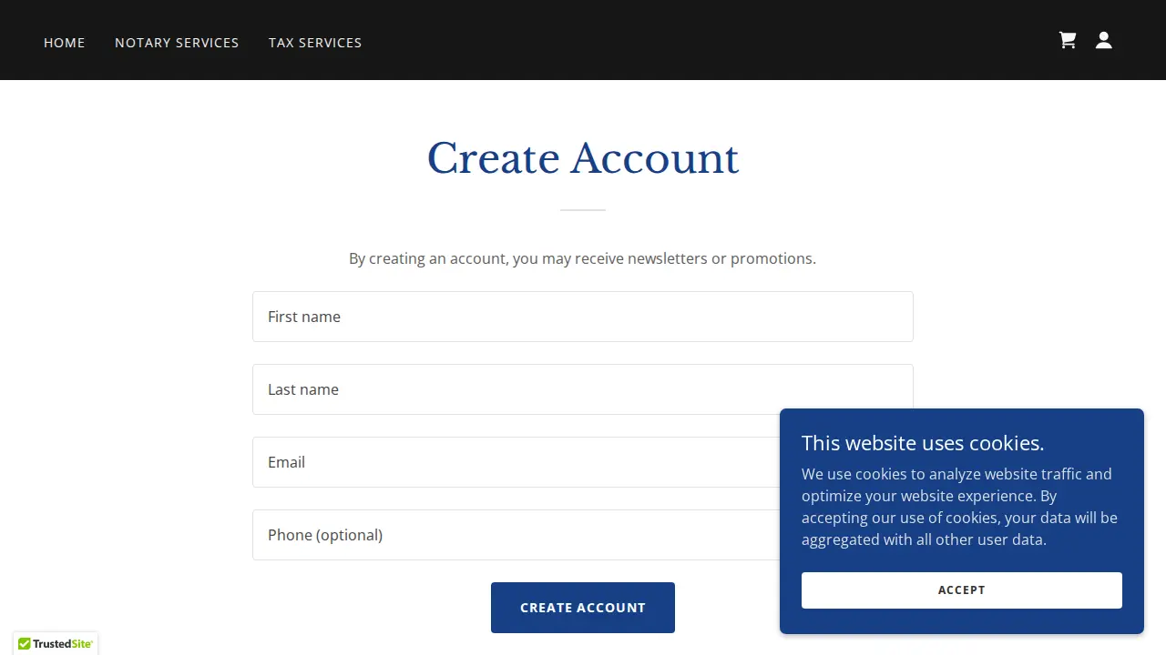 Noble Returns & Tax Solutions page