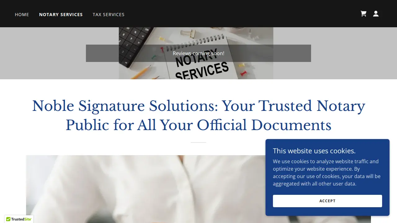Noble Returns & Tax Solutions page