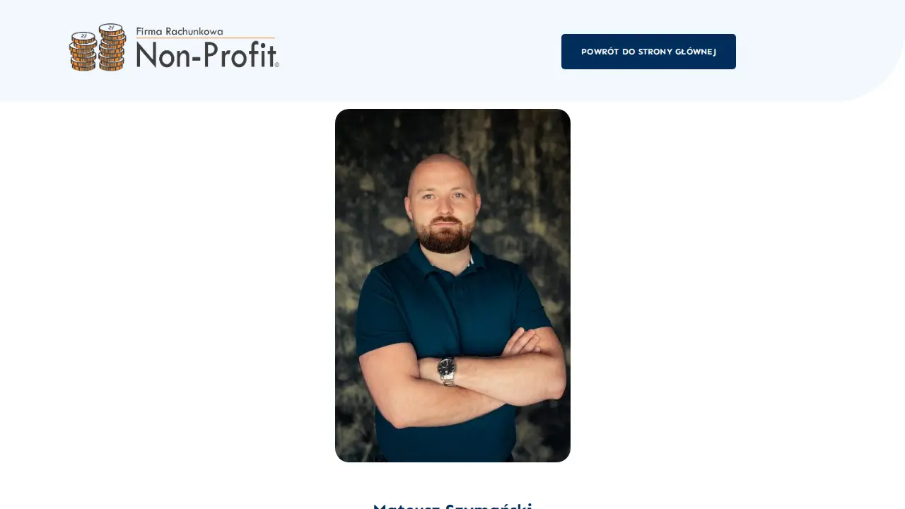 Firma Rachunkowa Non-Profit page