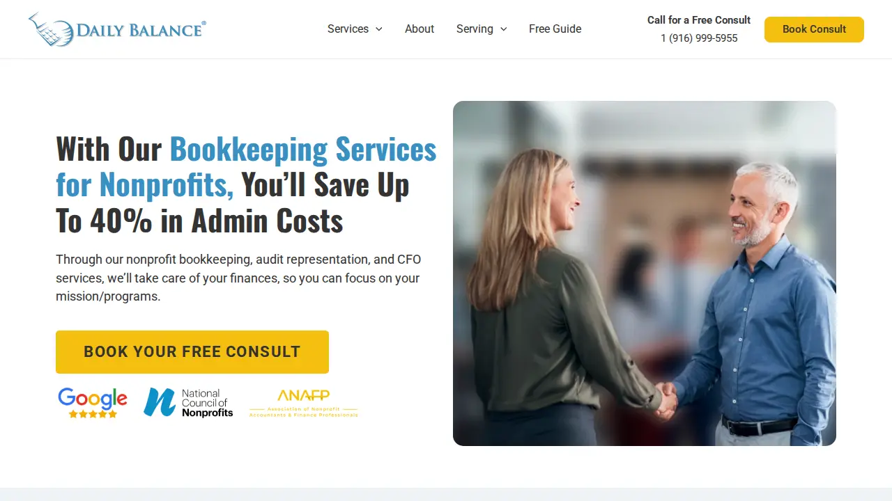 Nonprofit Accountant San Jose page