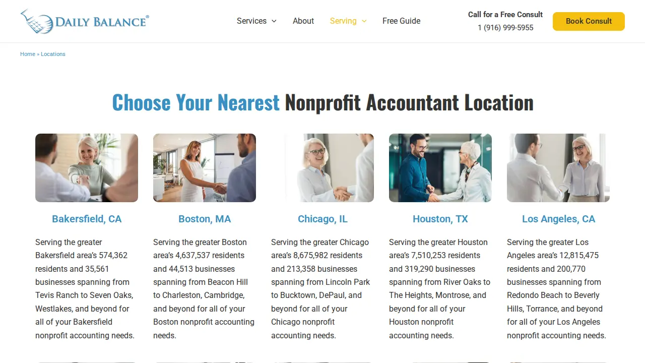 Nonprofit Accountant San Jose page