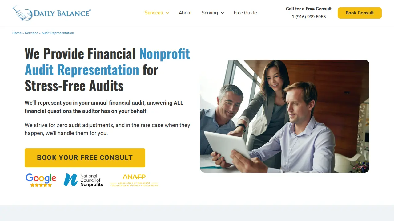 Nonprofit Accountant San Jose page
