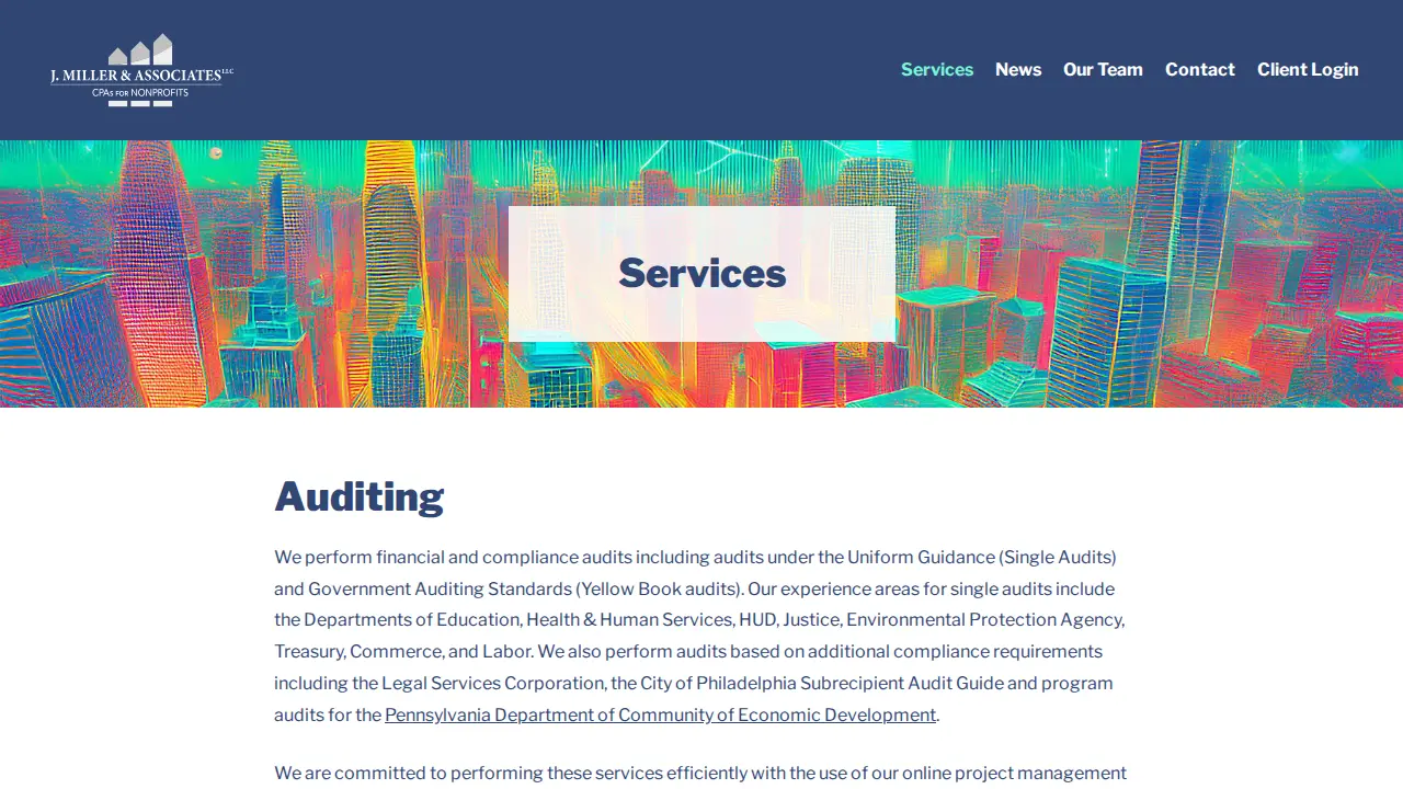 J. Miller & Associates page