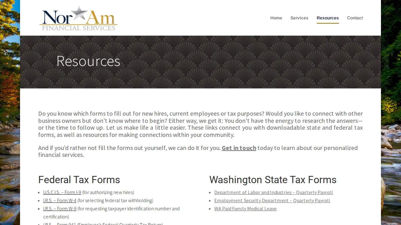 NorAm Financial Services LLC page