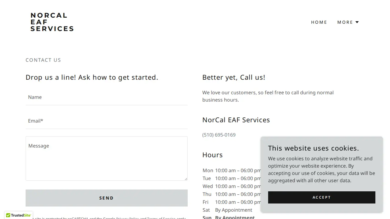 NORCAL EAF Services page