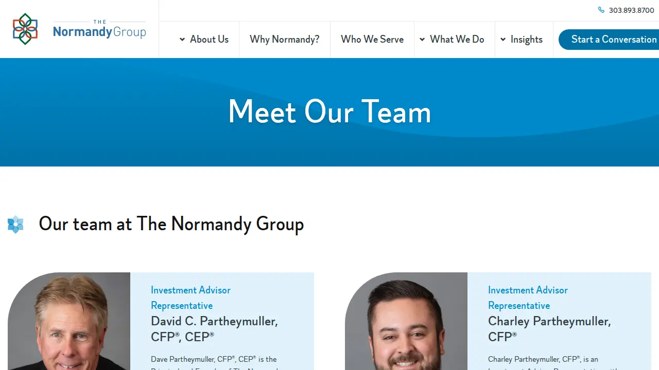 The Normandy Group page