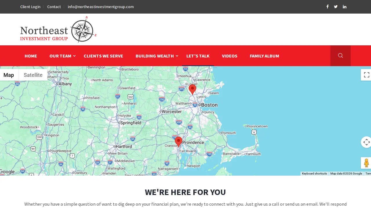 Northeast Investment Group page