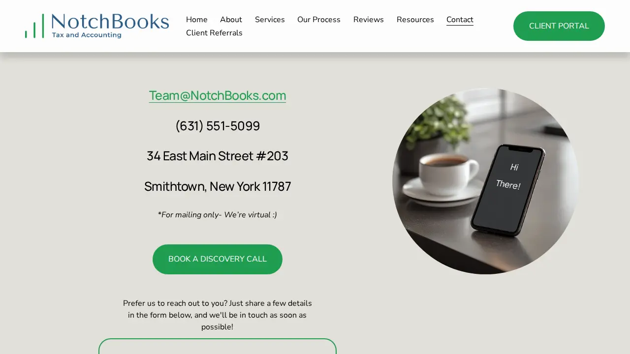 NotchBooks page