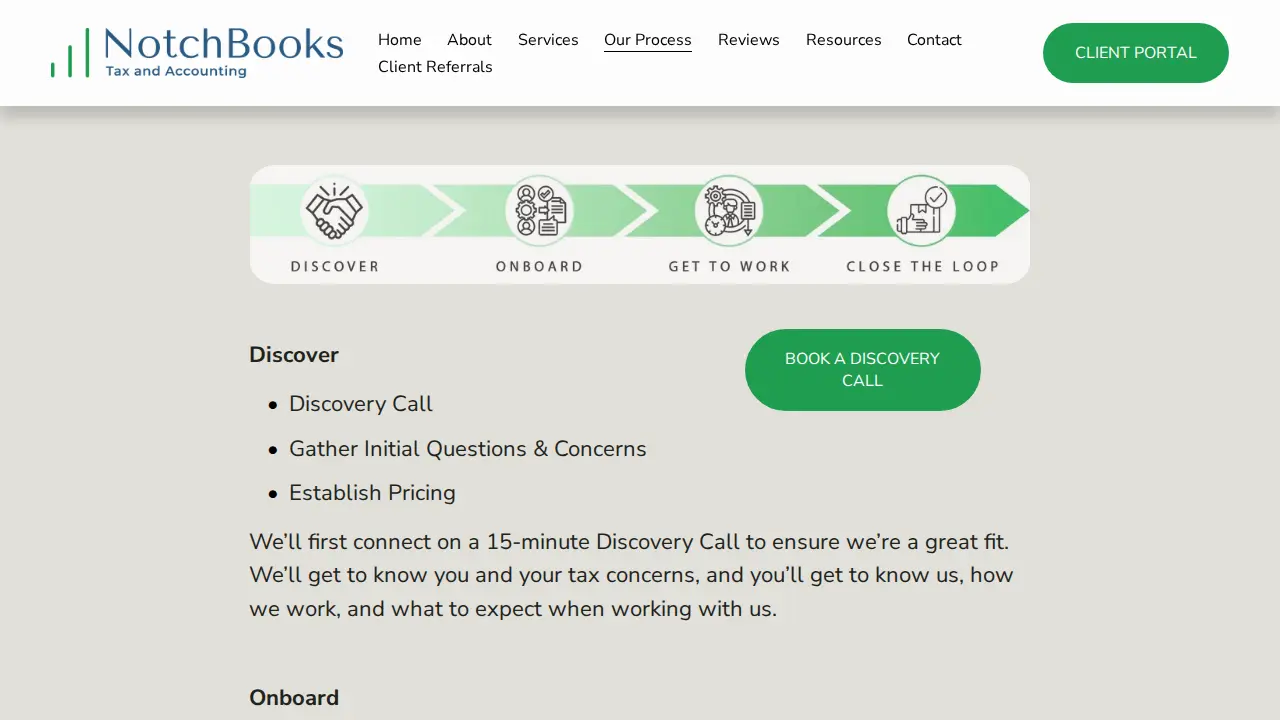 NotchBooks page