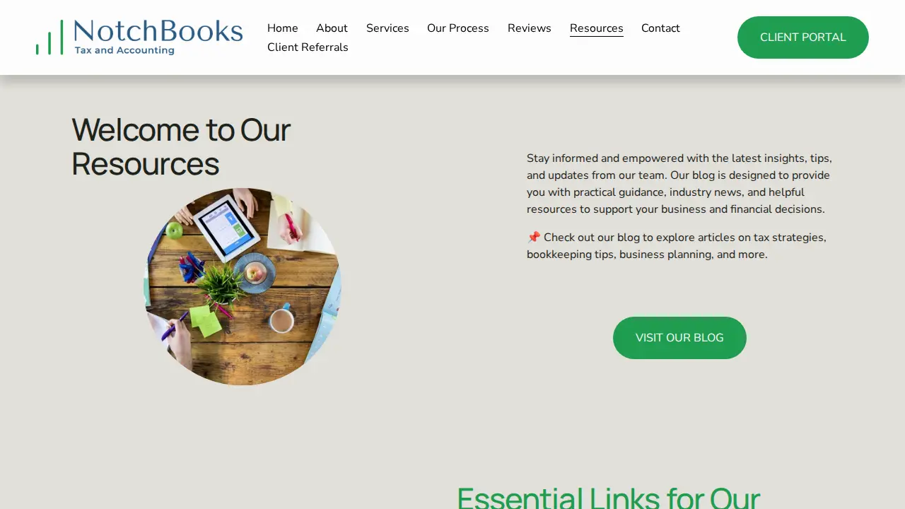 NotchBooks page