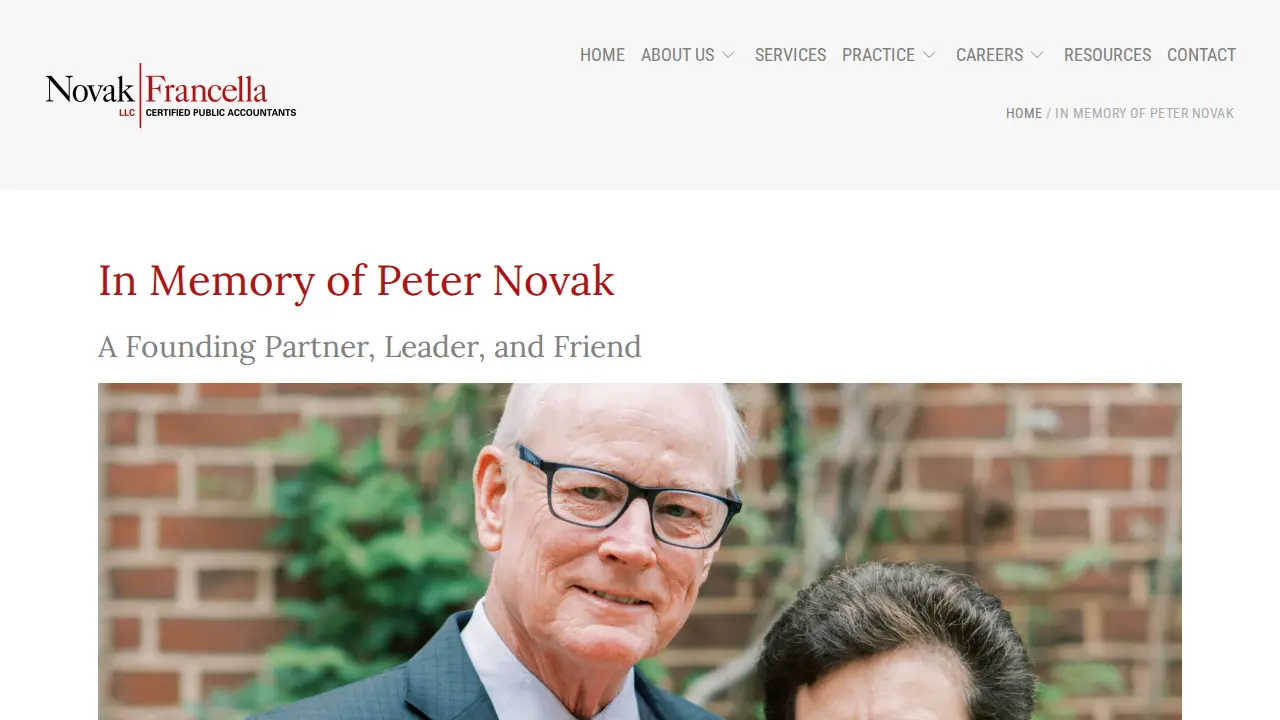 Novak Francella page