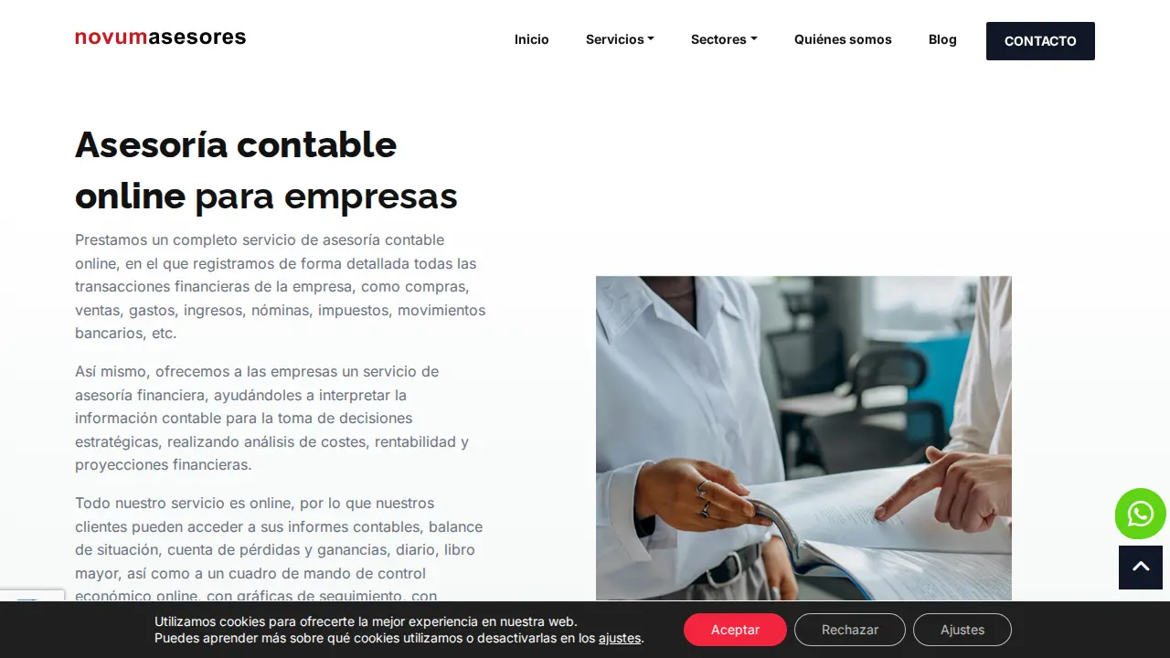 Novum Asesores - Gestores Tributarios SL page