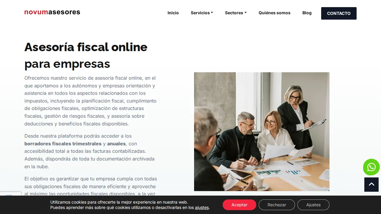Novum Asesores - Gestores Tributarios SL page