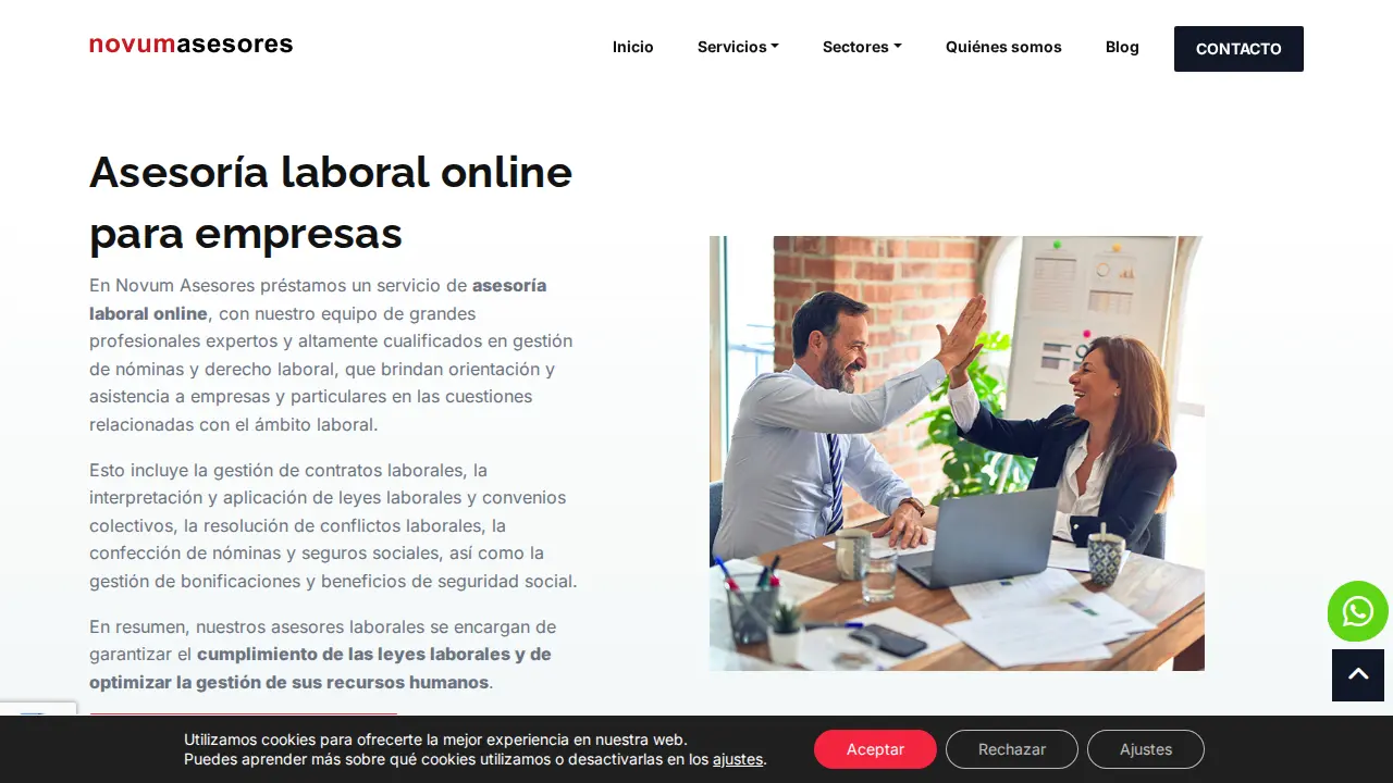 Novum Asesores - Gestores Tributarios SL page