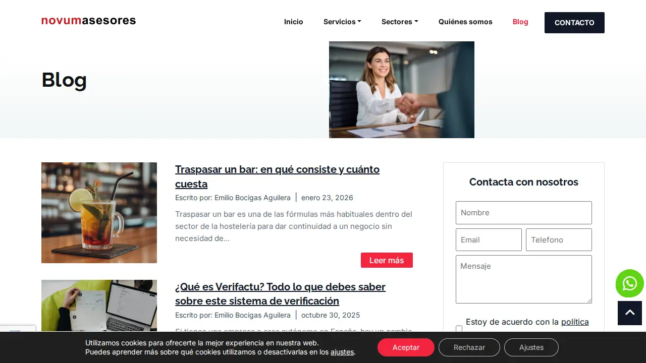 Novum Asesores - Gestores Tributarios SL page