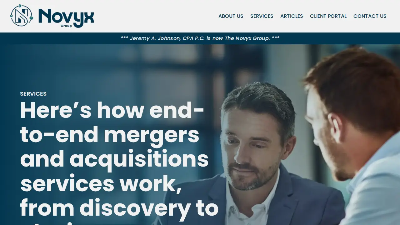 The Novyx Group page