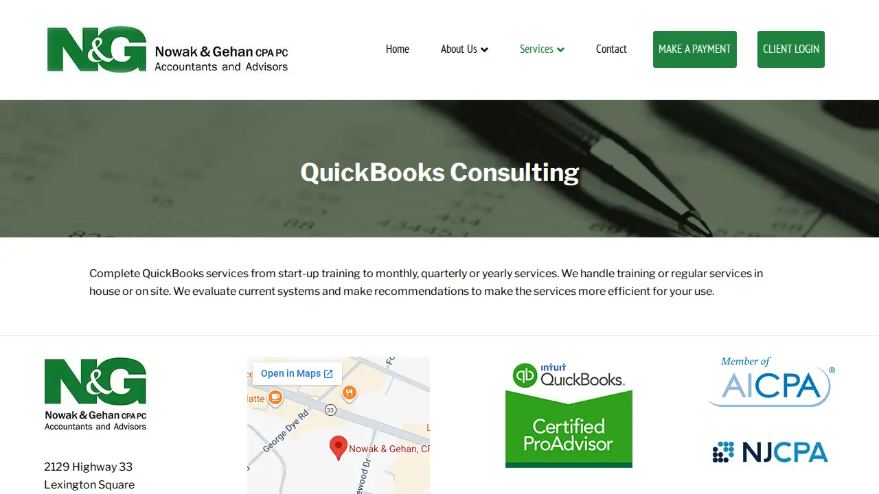 Nowak & Gehan, CPA page
