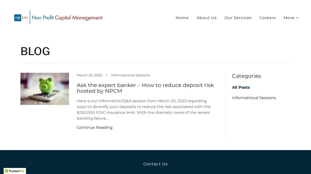 Non Profit Capital Management LLC page