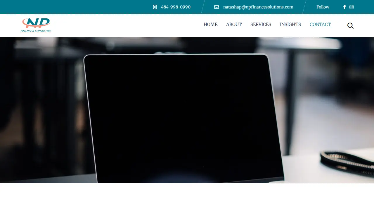 NP Finance & Consulting page