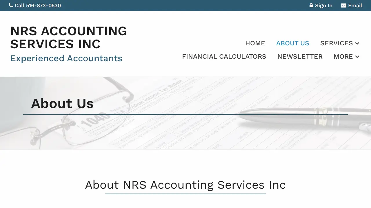 NRS Accounting page