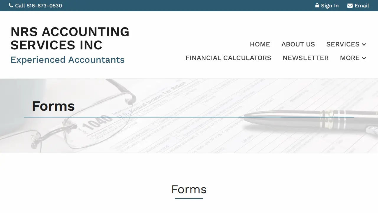 NRS Accounting page