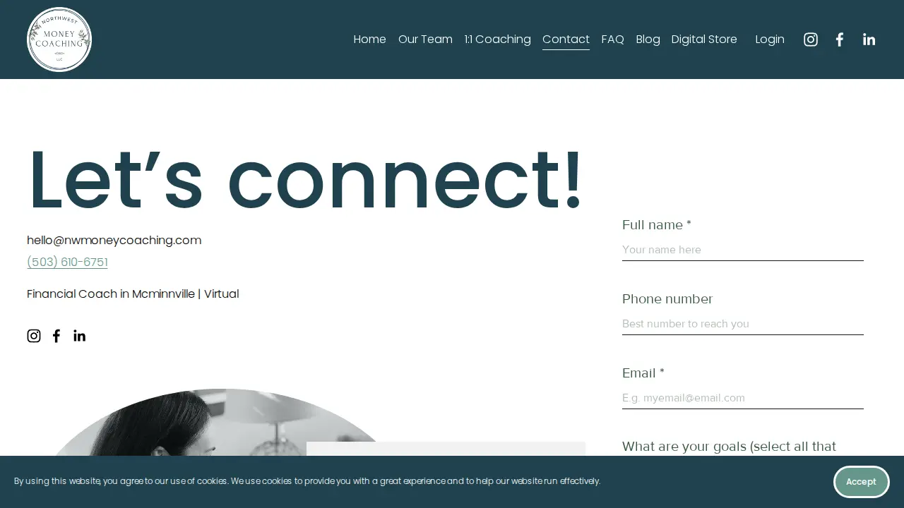 Northwest Money Coaching LLC page