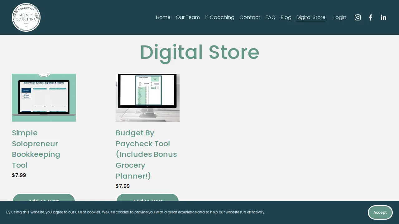 Northwest Money Coaching LLC page