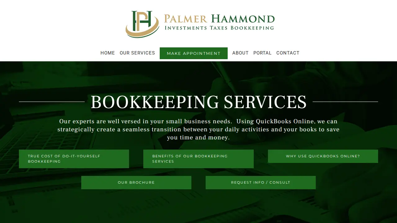 Accounting & Tax Services page