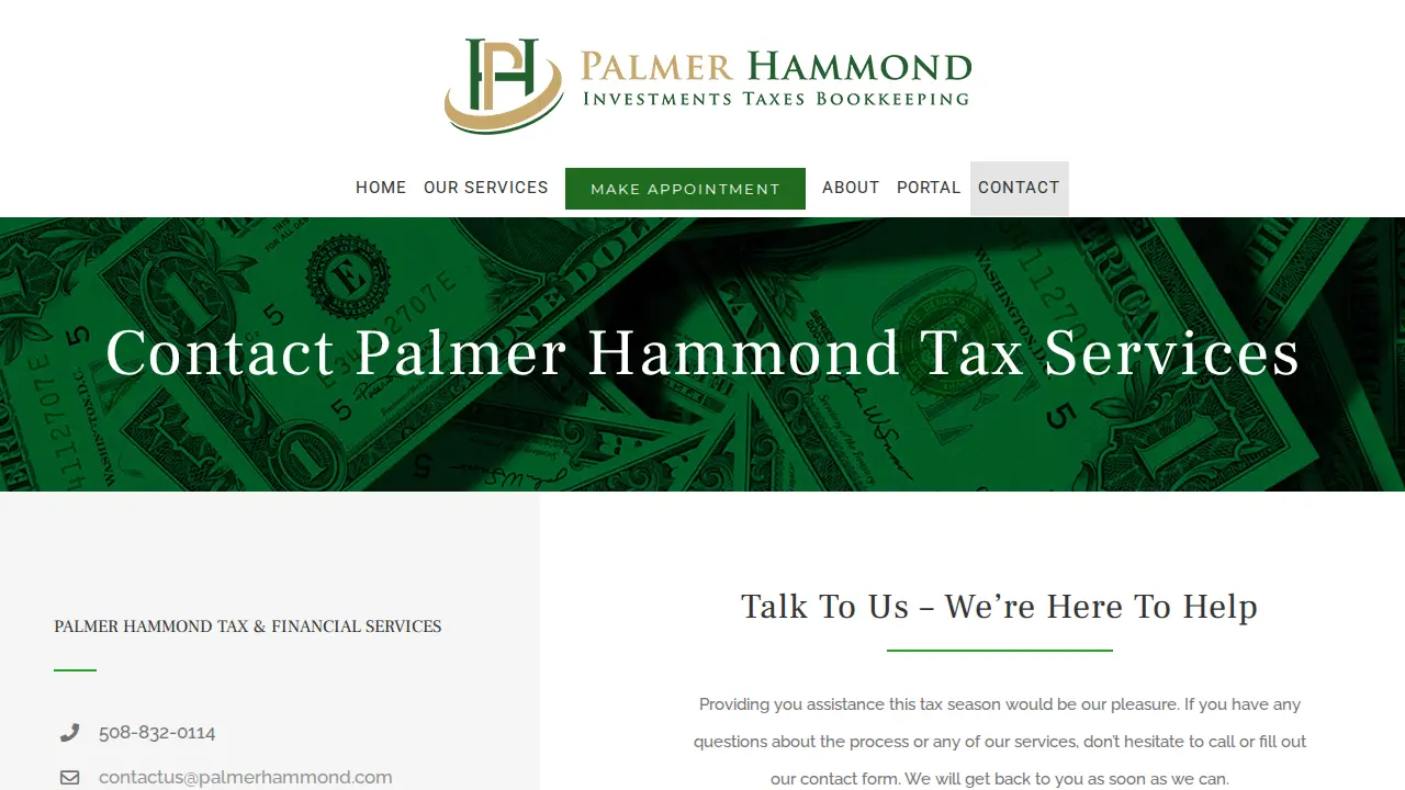 Accounting & Tax Services page